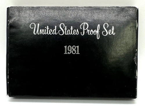 Serie 1981-S Stati Uniti Mint Set Completo Proof OGP Vetrina Pieghevole - Foto 1 di 3