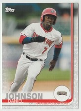 2019 Topps Pro Debut #157 Daniel Johnson Baseball Card Harrisburg Senators