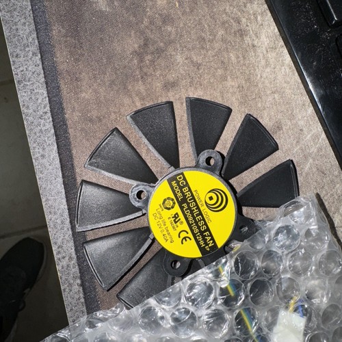 GPU Replacement Cooler cooling Fan For Asus Dual GTX 1060 1070 RX 570 - Picture 2 of 3