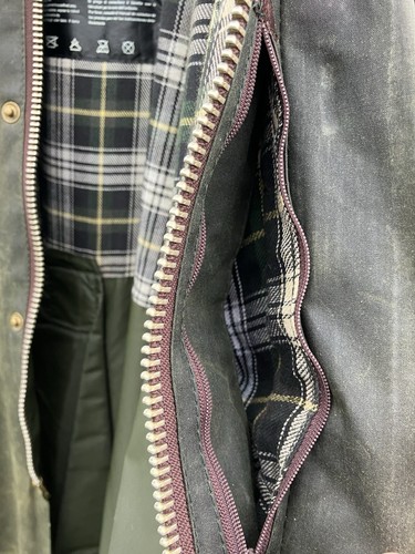 Barbour Burghley Wax Coat (C34) - Picture 11 of 23