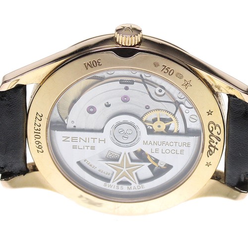 ZENITH Elite Ultrathin 22.2310.692 K18PG Lunetta Diamantata Automatico Donna_832348 - Foto 7 di 9
