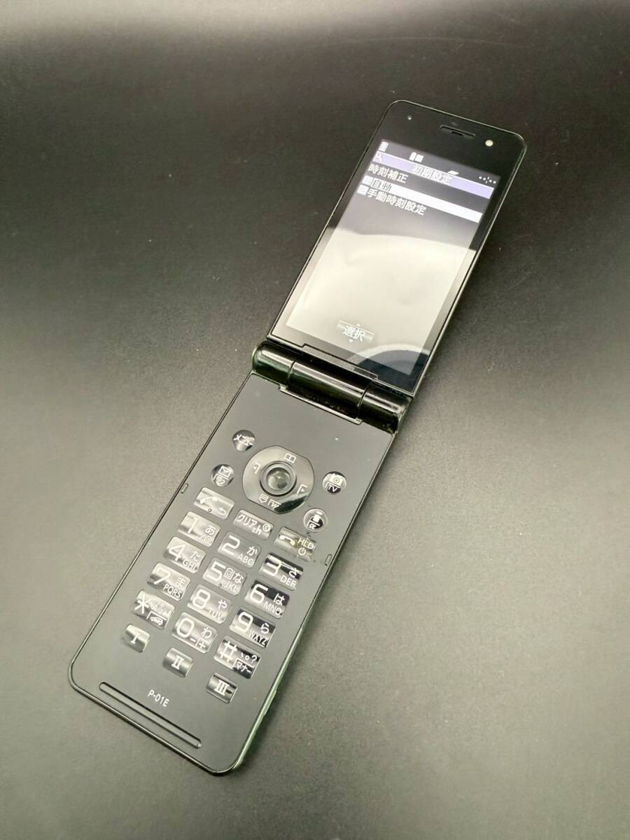 NTTdocomo - docomo P-01E  ブラック ムスビー｜docomo P-01E ブラック 送料無料 ドコモ ガラケー【P