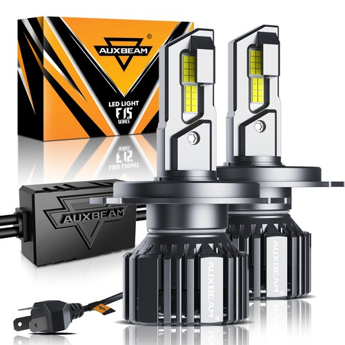 AUXBEAM Canbus LED Headlight H4 9003 HB2 High & Low Bulbs 25000LM 6500K Real 1:1 - Picture 20 of 21