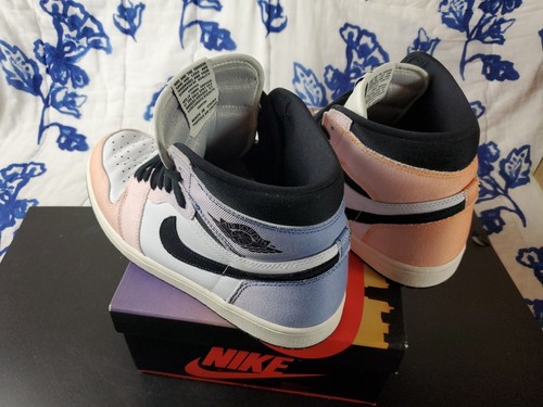 Size 10.5 - Air Jordan 1 Retro Og High Skyline W Original Box - Read! Great X - Picture 7 of 17