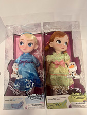 Disney Animators' Collection Frozen Anna  Elsa Dolls w/ Olaf - NRFB / NIB