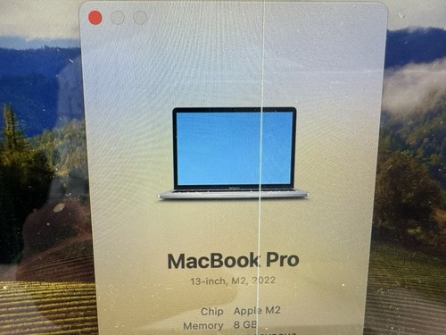 Apple MacBook Pro 13" M2 8GB 512GB - 2022 - Notebook Touchbar ⚠️ DISPLAY FEHLER - Afbeelding 6 van 21