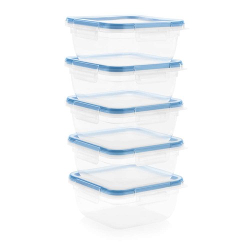 Total Solutions (5-Pack, 5.5 Cup) Plastic Food Storage Containers Set, Airtig... - Picture 5 of 6