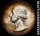 1947-S Washington Quarter- Choice Gem Brilliant Uncirculated Super Color #i8616