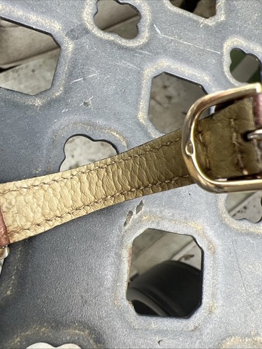 vintage timex carriage watch Leather Band Untested Parts Or Repair - Picture 6 of 7