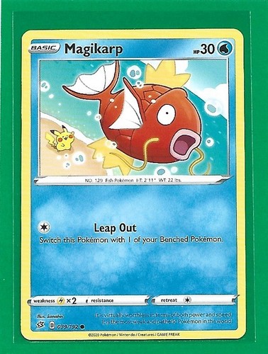 Pokémon TCG SWSH Rebel Clash Magikarp #39/192 Regular Common