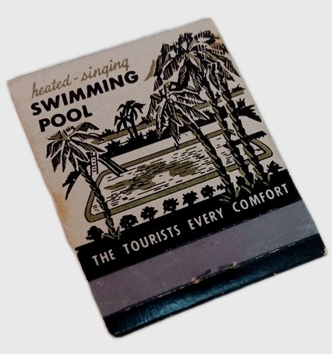 Vintage The Floridian Motor Lodge Restaurant St Augustine Fl. Full Matchbook - Imagen 2 de 4