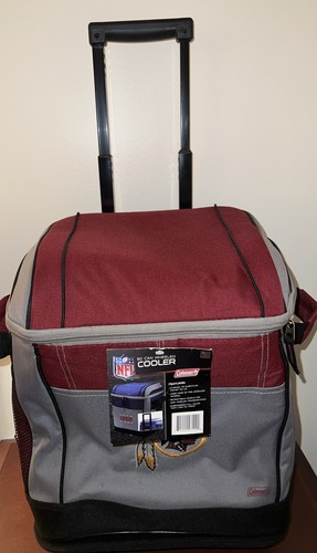 "Enfriador con ruedas Washington Redskins Coleman 50 latas 13x13""" - Imagen 20 de 23