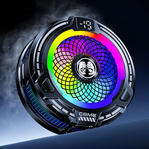 Magnetyczna chłodnica telefonu z efektami świetlnymi RGB 30W chłodzenie dla komfortu gry - Zdjęcie 5 z 14