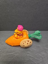 1988 FRAGGLE ROCK Jim Henson McDonald's Happy Meals Toy GOBO In Carrot Car