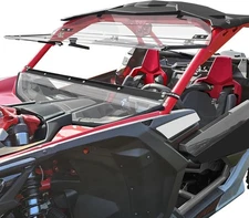  Front X3 Flip Windshield Scratch Proof Full Windshield Compatible With Can-Am 