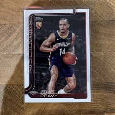 Topps 2025-26 Micah Peavy Rookie #241 New Orleans Pelicans Basketball Card