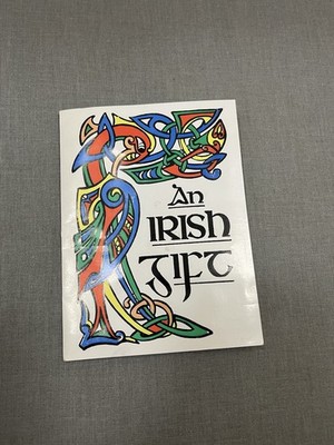 Irish Gift - Hand Embroidered Pure Irish Linen, Made In The Republic Of Ireland
