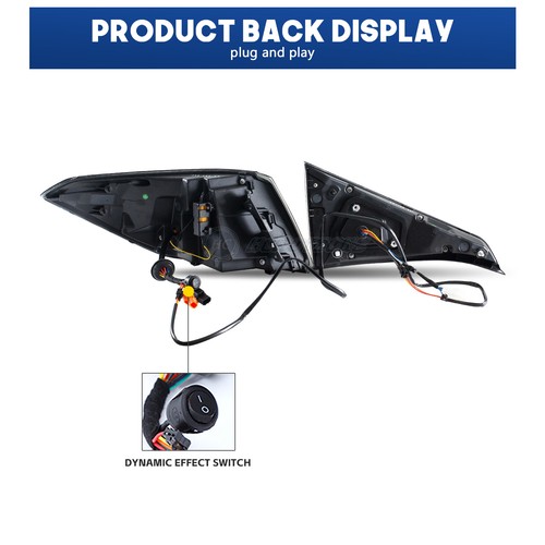 LED Tail Lights For Honda Civic 2022 2023 2024 2025 11th Sedan Smoke Rear Lamps - Bild 18 von 18