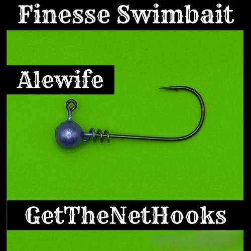 Finesse SwimBait JigHeads Haken FFS A-Rig versch. Größen Schraubverschluss Mustad - Bild 2 von 7