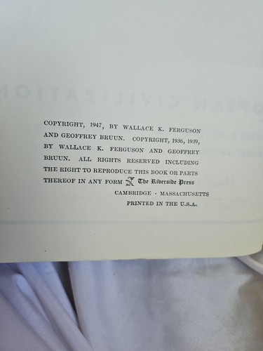 A Survey of European Civilization Hardcover - 1947 - Bild 8 von 8