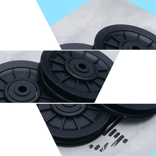 4 Pcs Pulley Sheath Fitness Gym Fixed Bearing Pully Wheel Equipment Part - Bild 8 von 12