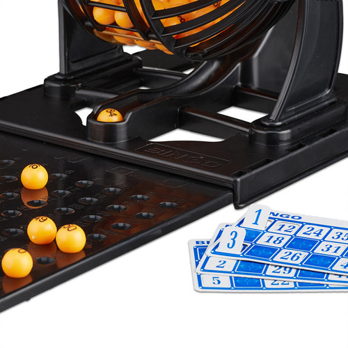 Bingo spiel Tombola-Set Gesellschaftsspiel 90 Kugeln 24 Karten Bingo Auslosung - Bild 10 von 10