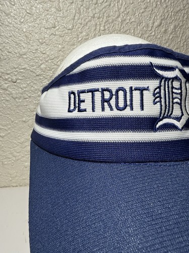 Vintage Detroit Tigers Sonnenblende Hut Kappe Twins Co. 80er MLB Detroit Rock City - Bild 10 von 10