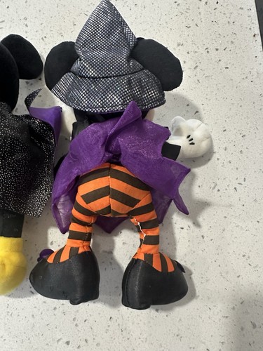 Mickey Vampire and Minnie Witch 8 Inch Plush - Picture 6 of 6