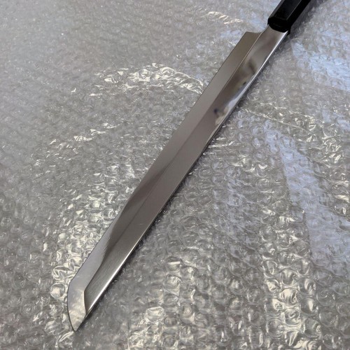 Honyaki VGold10 Sashimi Knife 420mm Full Tang Mirror Polished Blade - Picture 3 of 9