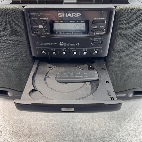 Sharp WQ-CH600 Retro Portable Dual Cassette CD Player BOOMBOX Recorder READ - Picture 20 of 20