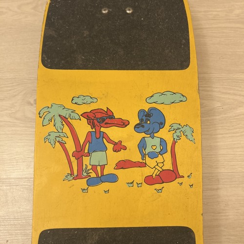 G.S.D. Vintage “House Of Ice” 80s Skateboard - Full Deck and Wheels 76.5 by 25cm - Picture 6 of 13