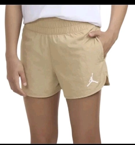 NEW Nike Jordan Girls Youth Jumpman High Flying Woven Nylon Shorts Lines Size XL - Picture 2 of 14