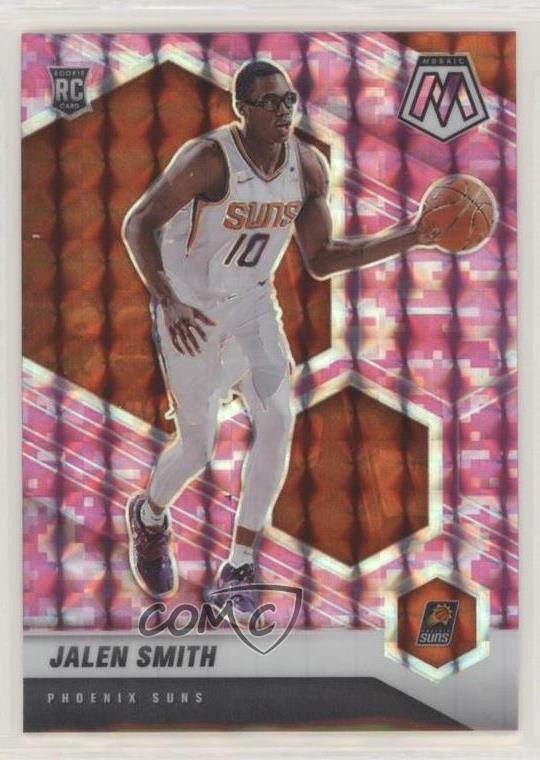 2020-21 Panini Mosaic Pink Camo Prizm Jalen Smith #228 Rookie RC 05ns