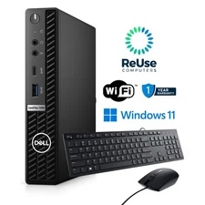 Dell OptiPlex 7090 Micro, Intel 11th Gen CPU, Up To 32GB DDR4, Up To 1TB NVMe