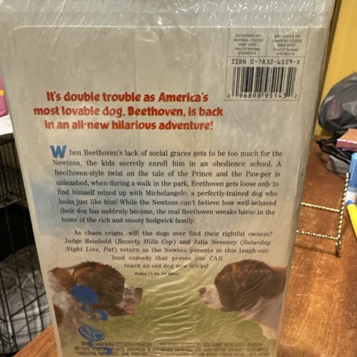 Beethovens 4th (VHS, 2001, Clamshell Case)~Still Sealed w/Watermarks - Picture 3 of 4