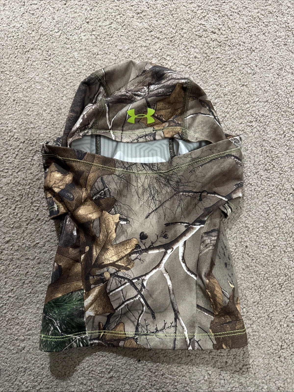 Under Armour Scent Control Coldgear Infrared Hood Balaclava Realtree Xtra