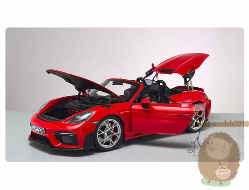 NOREV 1:18 Porsche 718 Spyder RS 2023 Car Model Alloy Diecast Hobby adults Gifts - Picture 17 of 21