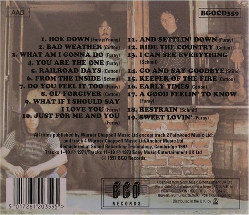 Poco From The Inside/A Good Feelin' To Know 2on1 CD NEW SEALED 1997 Remastered - Picture 2 of 4