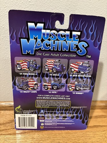 Rare Muscle Machines Stars & Stripes ‘70 Olds 442 Chase Red White Blue - Picture 2 of 2