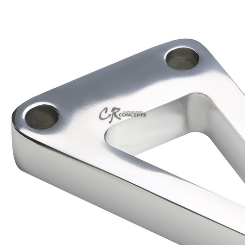 ALUMINUM ALTERNATOR SUPPORT BRACKET FOR GEN 1 CHEVY SBC LONG WATER PUMP LWP - Foto 2 di 3