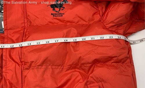 NWT Beverly Hills Polo Club Men's Red Modern Fit Winter Puffer Jacket Size Large - Picture 10 of 11