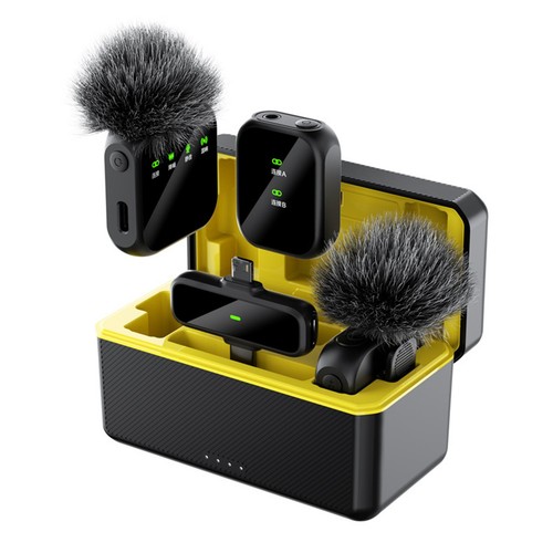 Mini And Compact Wireless Lavaliers Mic For Cell Phone Plug-and-play Microphone