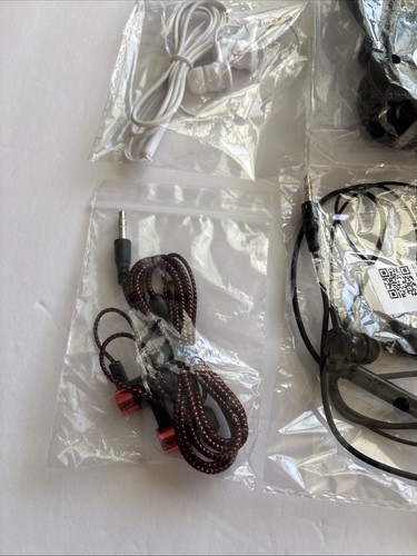 Earphone Wired/call Center headset Lot 6 Pc Lot Brand New - 第 4/21 張圖片