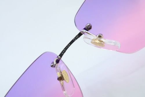 Vintage Cartier PARIS rimless C-Decor sunglasses pearlised acetate 58-18 135 exc - Picture 6 of 10