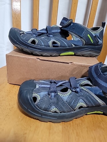 Merrell Hydro Hiker Sandals Big Boys 7 M Shoes Blue Trail Waterproof Water Sport - Picture 3 of 9