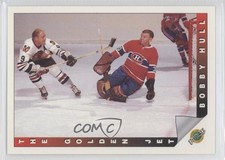 1991-92 Ultimate Original Six ( in Goal) Bobby Hull Gump Worsley #91 HOF 0ps8