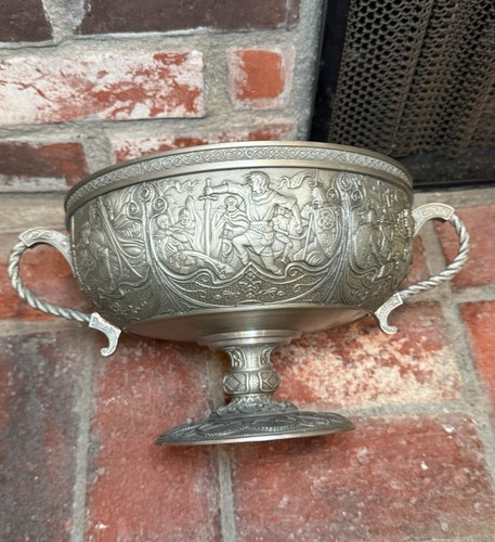 The Excalibur Legends of Camelot Bowl Franklin come nuovo vintage 1989 ciotola in peltro - Foto 6 di 7