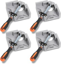 Corner Clamp for Woodworking 4PCS 90 Degree Right Angle with Grey 