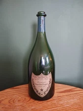 Rare Dom Pérignon  Magnum 1966 World Cup Vintage Empty Champagne Bottle