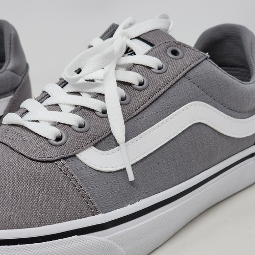 VANS Ward DX Frost Gray Ripstop Canvas Shoe Men's 10.5 BRAND NEW WITH BOX - Picture 7 of 24